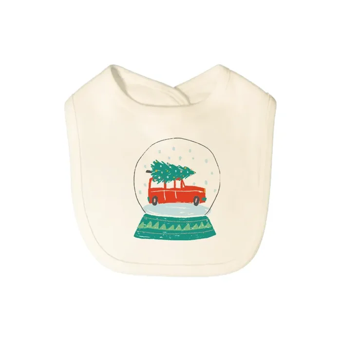 Graphic Bib | Snow Globe