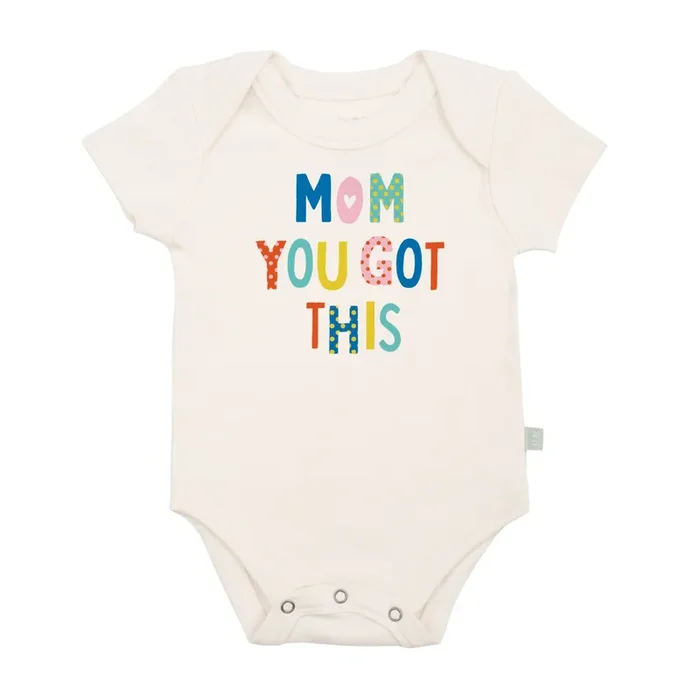 graphic bodysuit | mom you got this