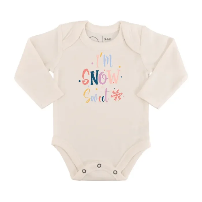 Graphic Bodysuit | Snow Sweet (long Sleeve)
