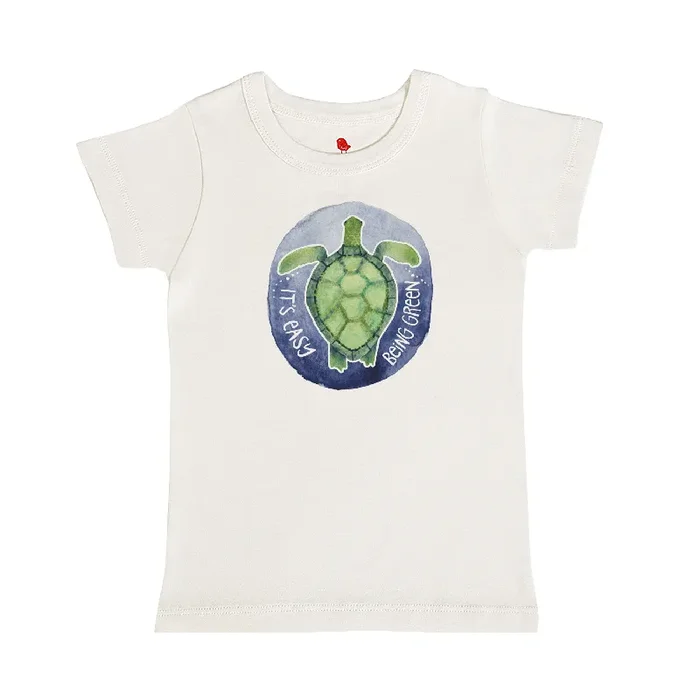 Graphic Tee | Turtle Easy Green
