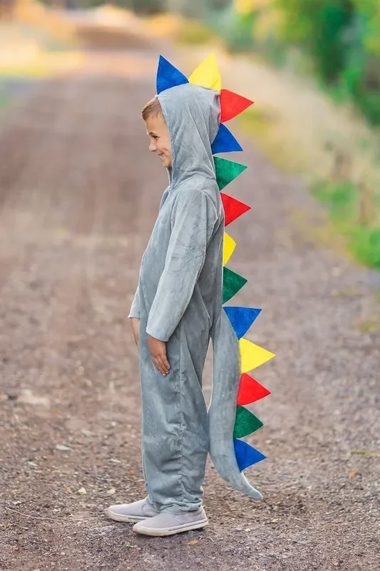 Gray Dinosaur Costume