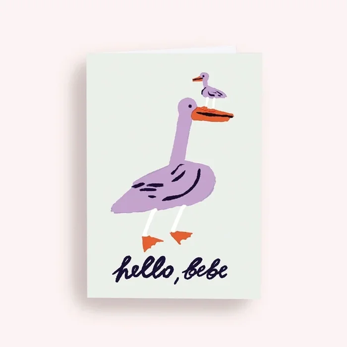 Greeting Card – Hello, Bebe