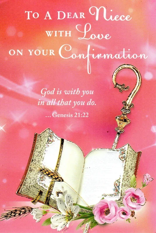 Greeting Card – To a Dear Niece with Love on Your Confirmation