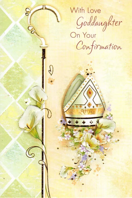 Greeting Card – With Love Goddaughter on Your Confirmation GC69112