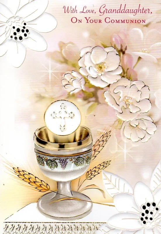 Greeting Card – With Love Granddaughter on Your Communion