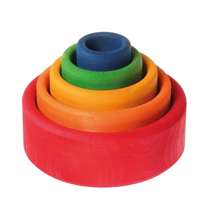 Grimm’s Stacking Bowls – Red