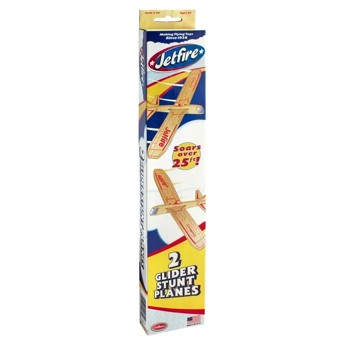 Guillow’s Jetfire Glider – 2 Pack