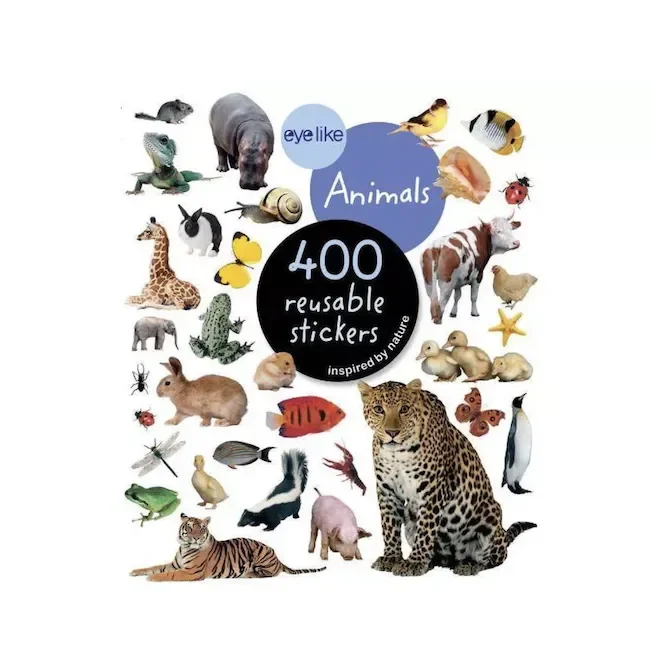 Hachette Mudpuppy Eyelike Stickers Animals