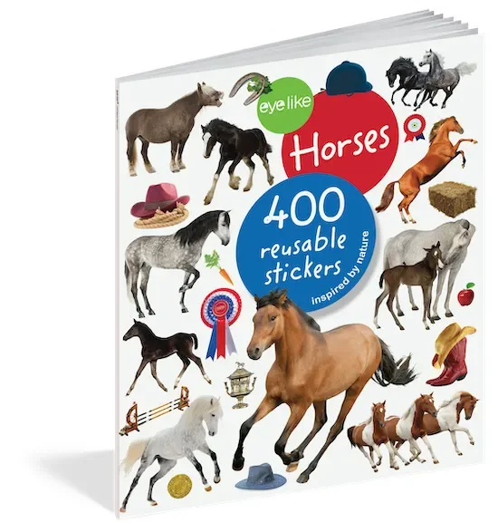 Hachette Mudpuppy Eyelike Stickers Horses