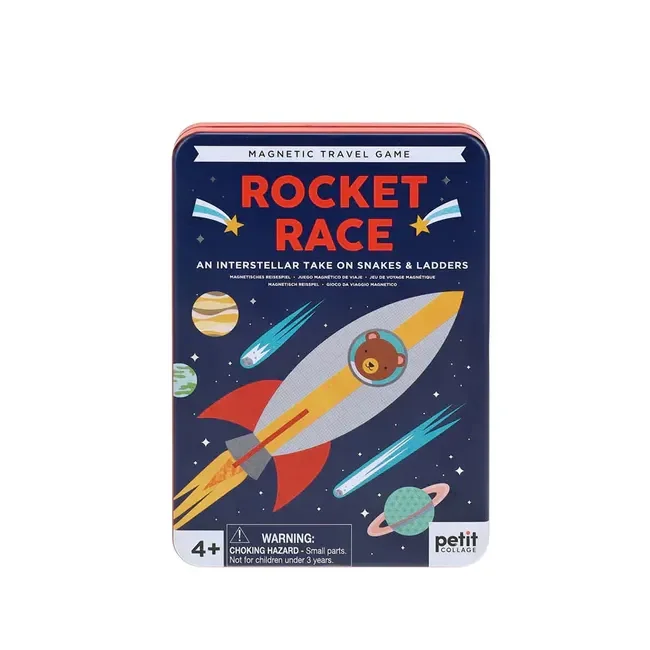 Hachette Mudpuppy Rocket Race Magnetic Travel Game