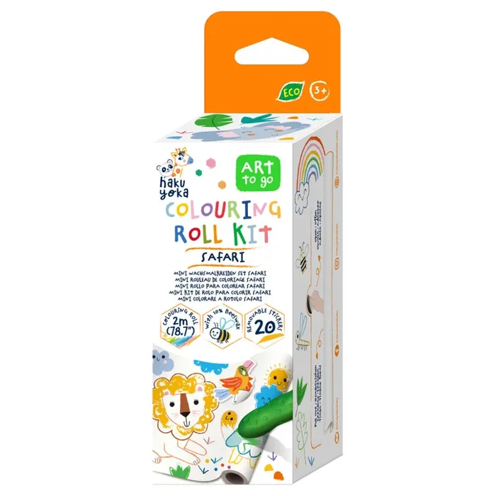 Haku Yoka – Mini Coloring roll – Safari