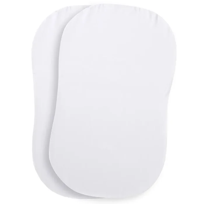 Halo Bassinet Twin Waterproof Mattress Pad 2-Pk in White