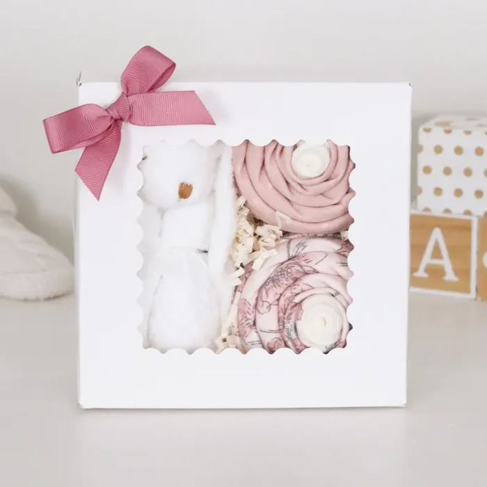 Heirloom Garden Cupcake + Cuddle Baby Girl Gift Box