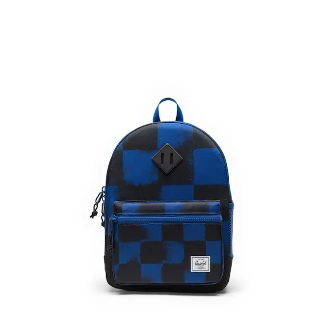 Herschel Supply Co. Heritage Kids Backpack – Stencil Checker Sodalite Blue