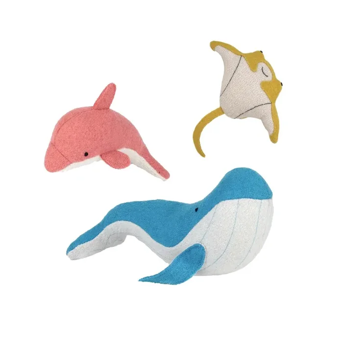 Holdie Wool Set – Ocean Animals