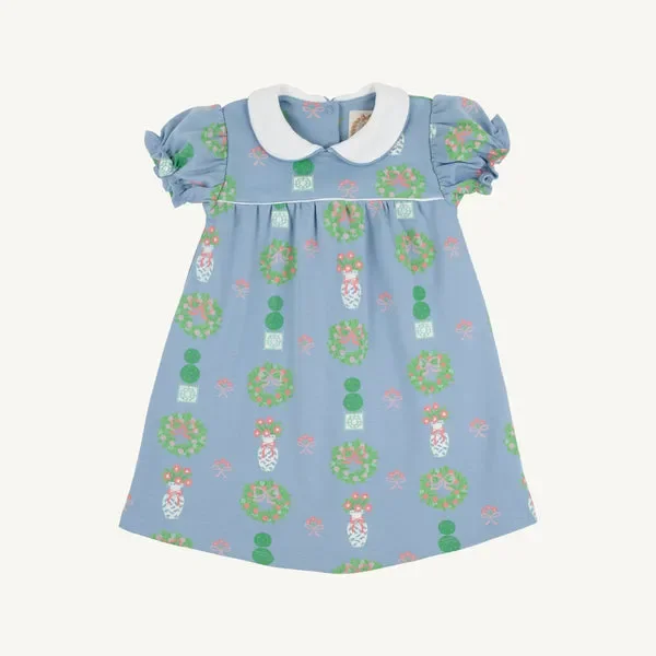Holly Day Dress – Topiaries and Tangerines