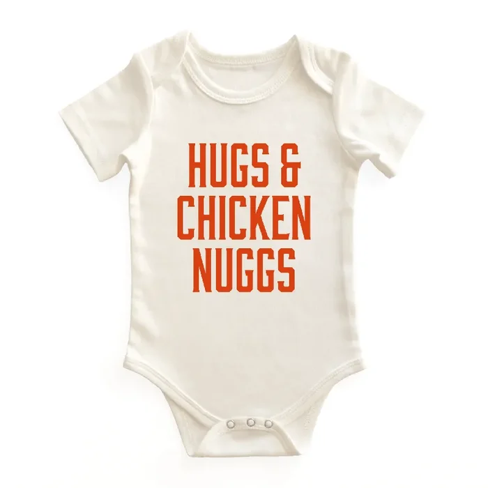 Hugs & Chicken Nuggs Baby Bodysuit