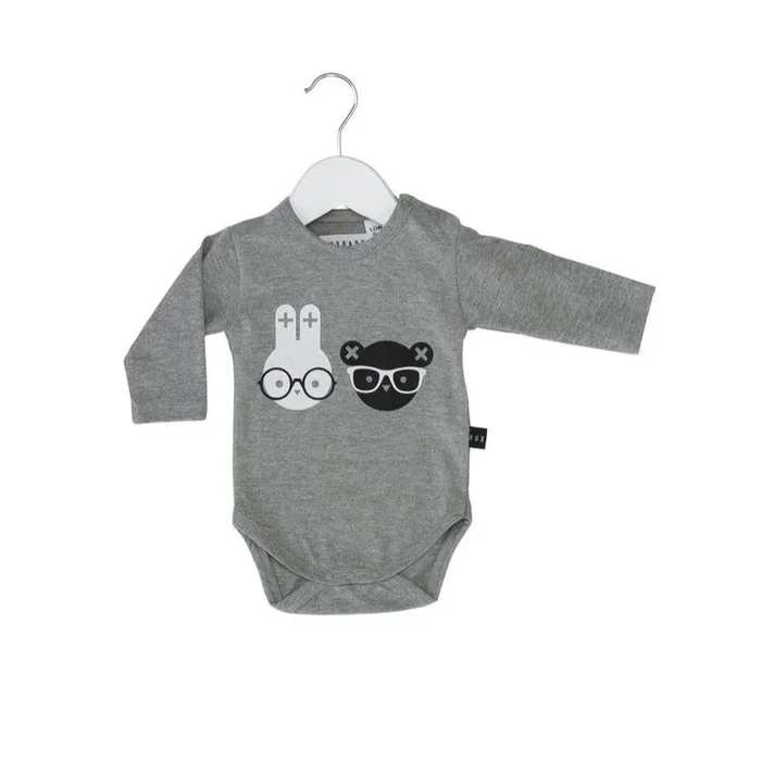 Hux Baby Nerd Twins Onesie