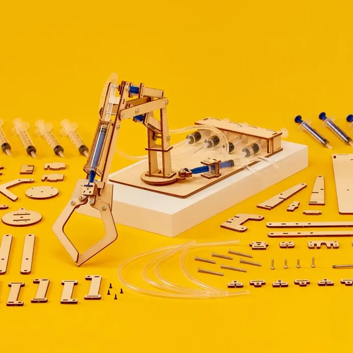 Hydraulic Robotic Arm Diy Kit, Educational Stem Toy