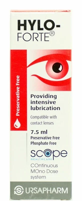 HYLO FORTE EYE DROPS 0.2 7.5ML