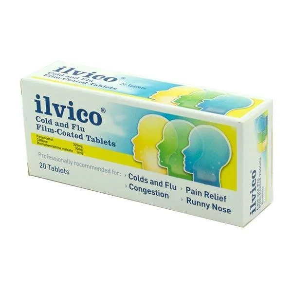 Ilvico Cold & Flu Tablets – 20 Pack