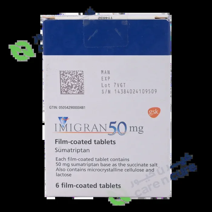 Imigran 50mg Tablets 6 Pieces