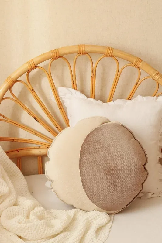 “it’s Late On Stinson Beach” Moon Pillow