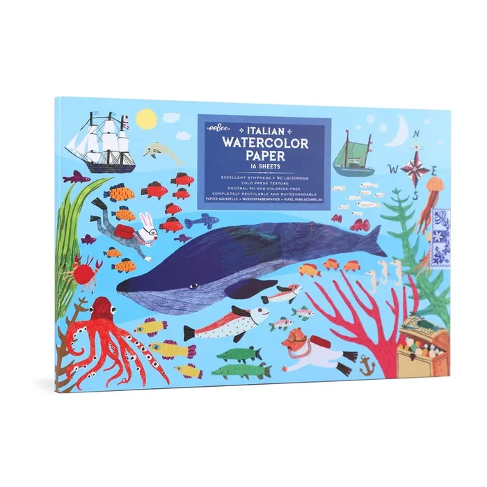 Italian Watercolor Paper – In the Sea