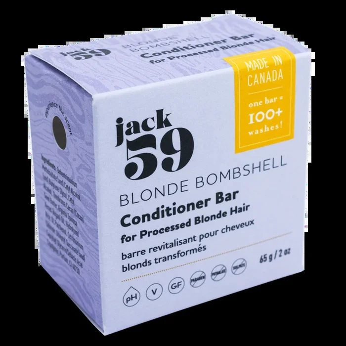 Jack59 “Blonde Bombshell” Conditioner Bar for processed blonde hair