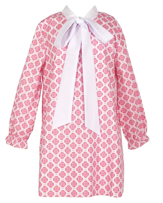 Jacqueline Dress- Vintage Floral Geometric