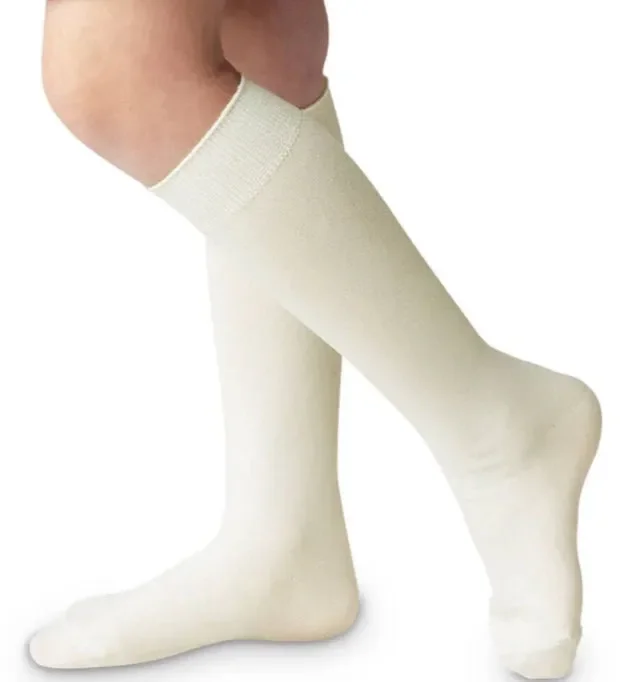 Jefferies Nylon Knee Socks pearl white
