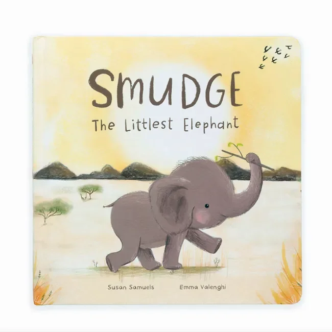 Jellycat Smudge The Littlest Elephant Book