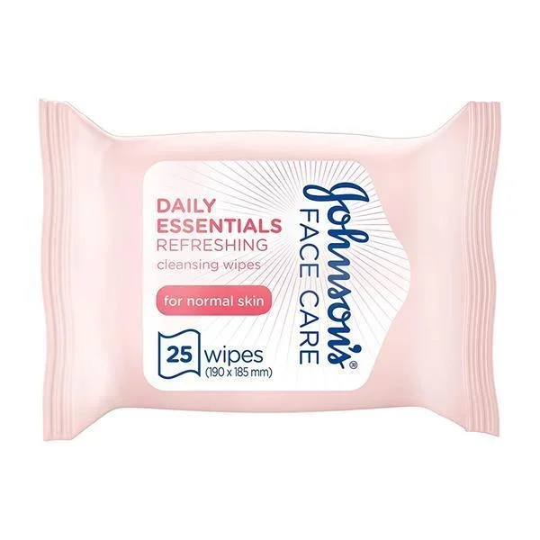 Johnsons Refreshing Facial Wipes – 25 Pack