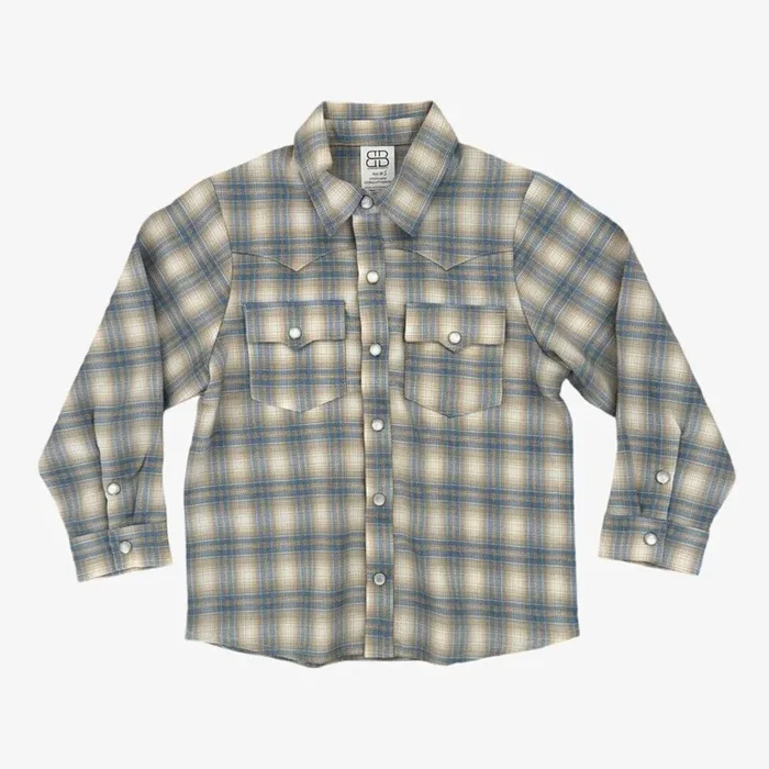 Kasey Button Down | Blue Plaid
