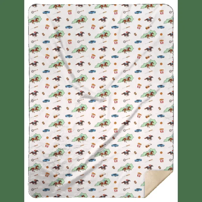 Kentucky Plush Throw Blanket 60×80