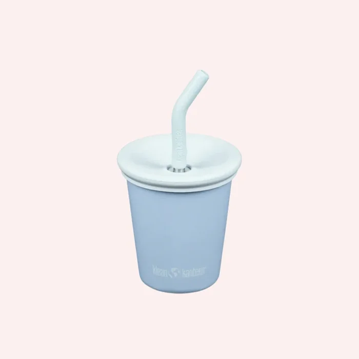 Kid’s Cup with Straw Lid 295m – Clear Sky