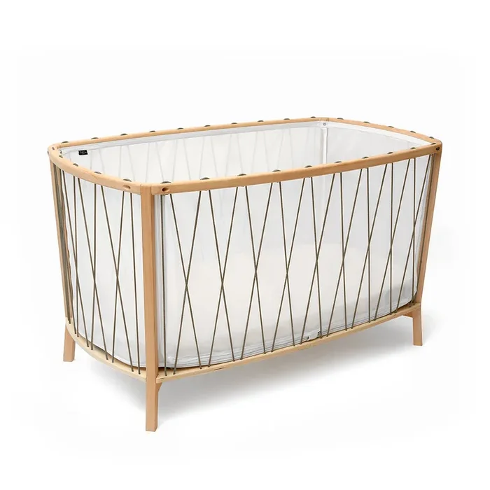 KIMI Crib + Mattress + Mattress Topper