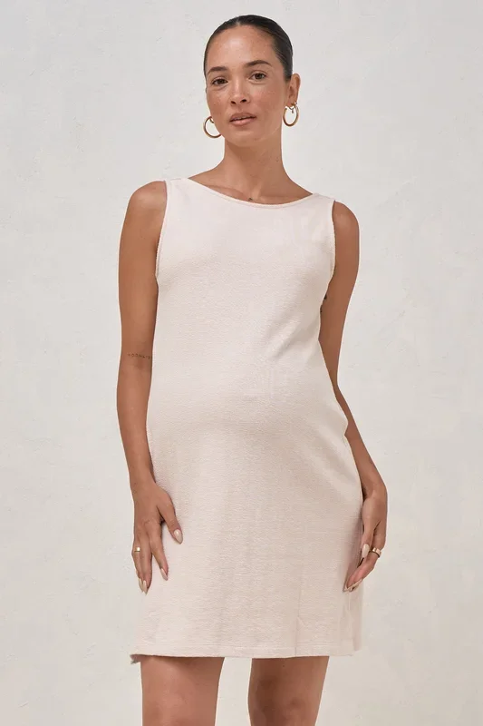 Kindred Mini Dress – Almond