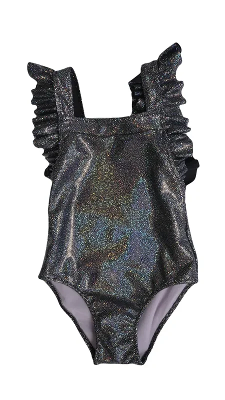 Kismet Black Glitter One Piece