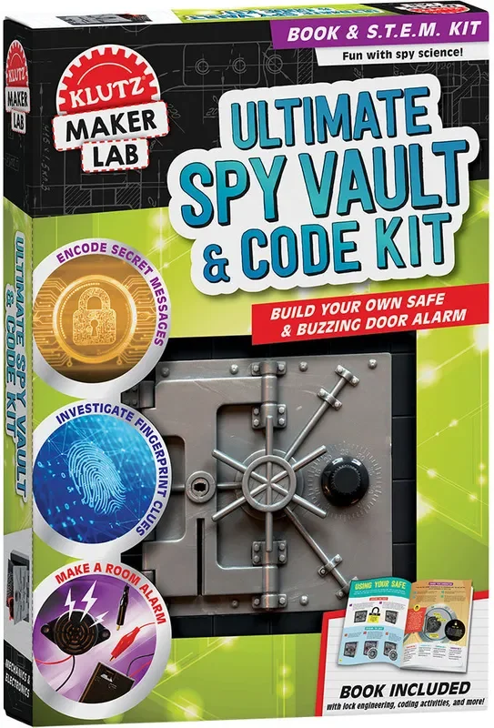 Klutz Maker Lab – Ultimate Spy Vault & Code Kit