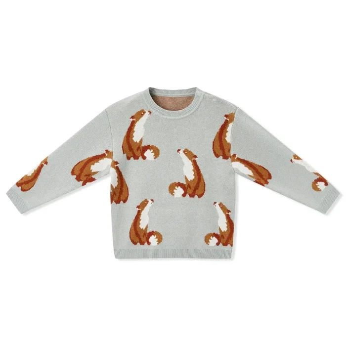 Knitted Jacquard Sweater