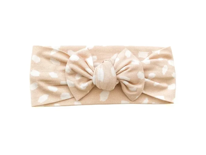 Knotted Headband – Sand Spotted