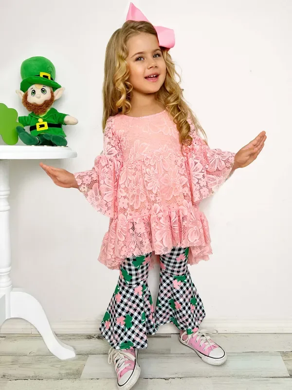 Lace Of The Irish Flared Legging Set