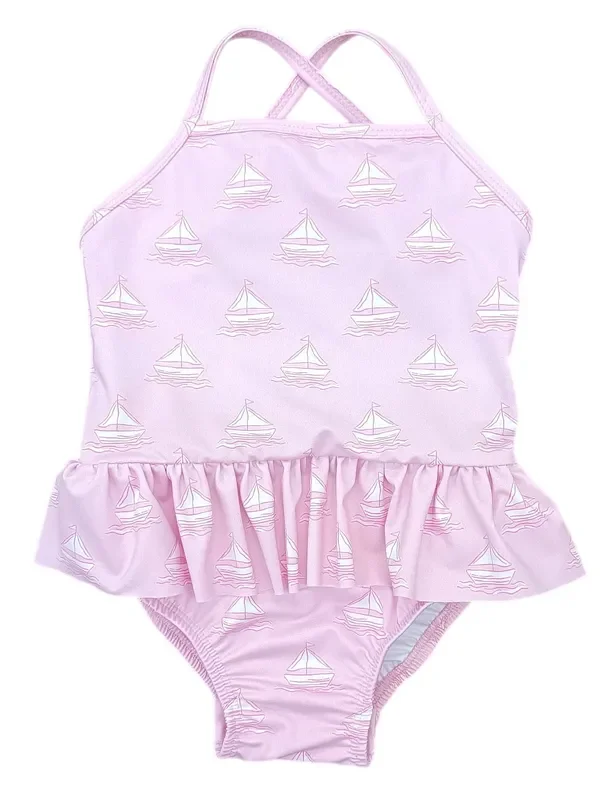 Lainey One Piece Swim – Set Sail