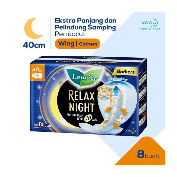 Laurier Relax Night 8 Pieces 40 cm Wing