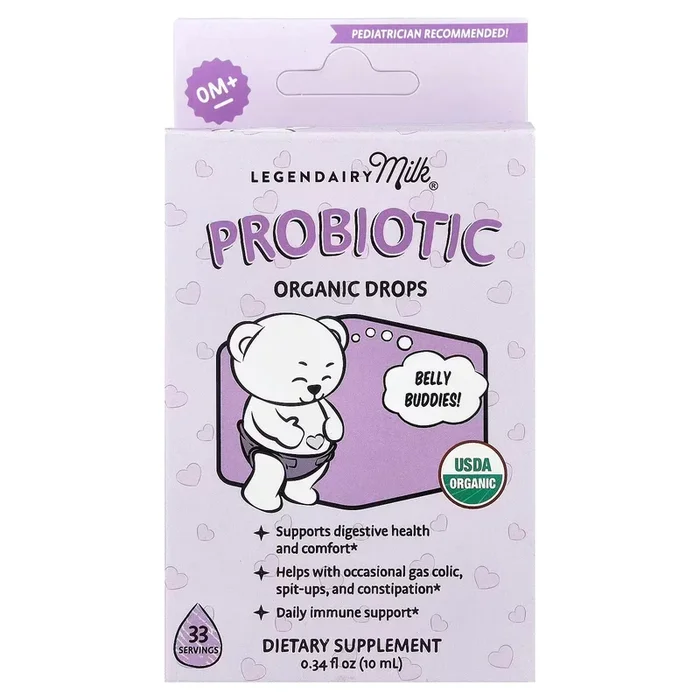 Legendairy Milk, Probiotic Organic Drops
