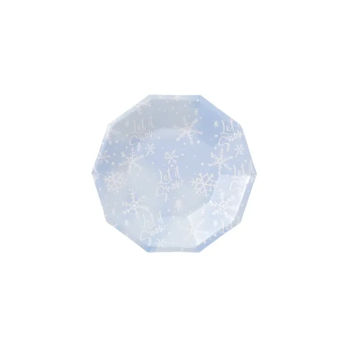 Let It Snow Small Plates (10 Per Pack)