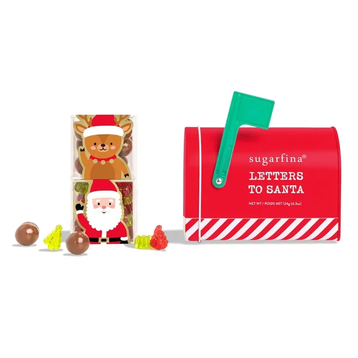 LETTERS TO SANTA 2 PIECE CANDY MAILBOX