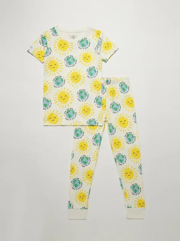 Light Of The World Short Sleeve Set Cotton