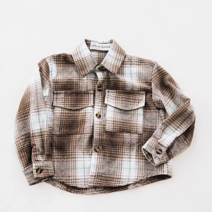 Lightweight Brown Flannel – Infant